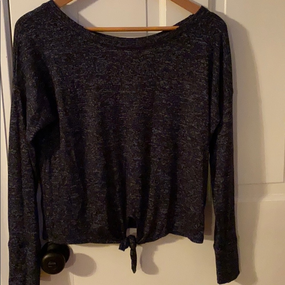 Abercrombie & Fitch Light Tee with Tie in Front